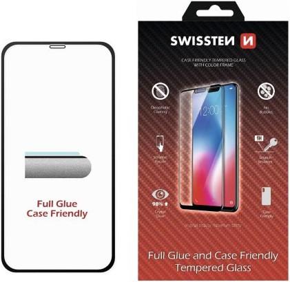 Immagine prodotto Swissten Cornice in vetro colorato, custodia amica di Apple IPhone 14 Plus Nero (1 Pezzo/i, Apple iPhone 14 Plus)