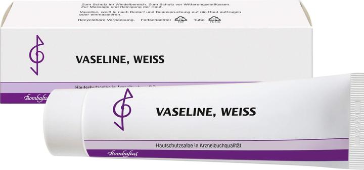 Image du produit Bombastus Vaseline blanche Ph. Eur. Pommade protectrice pour la peau, 100 ml de pommade grasse (Crème pour le corps, 100 ml)