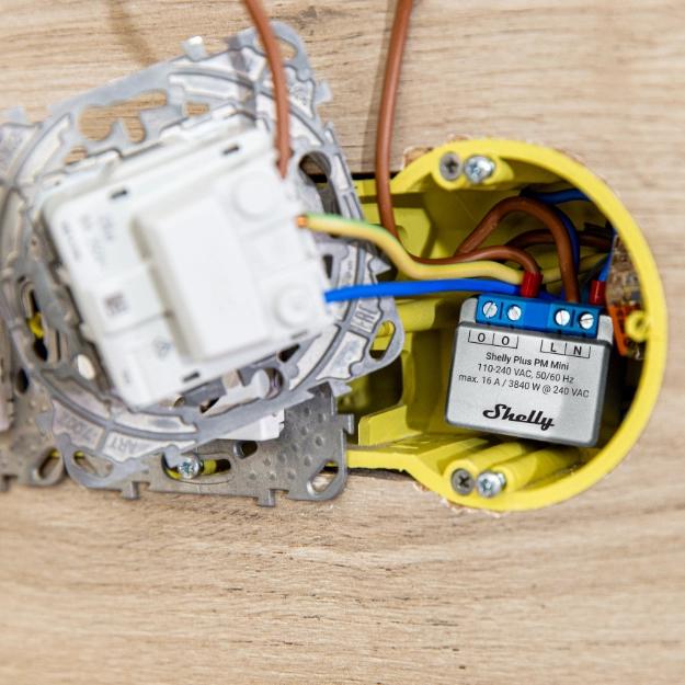 Actual product image Shelly Plus PM Mini