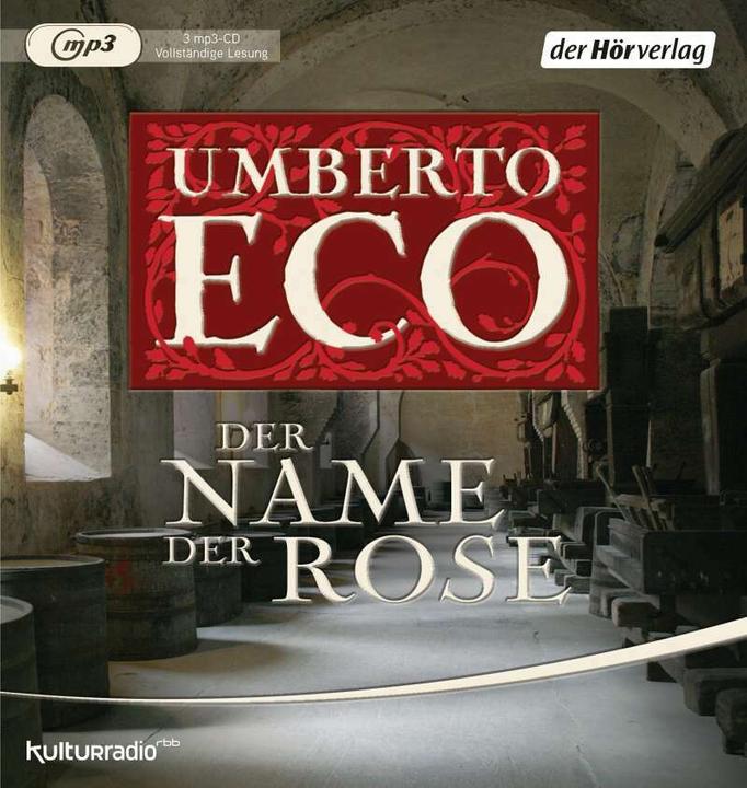 Actual product image The name of the rose (Umberto Eco, German)