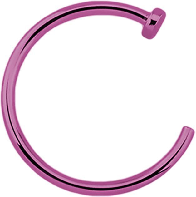 Produktbild Star Piercing Nasenring offen violett (ohne Messing, Chirurgenstahl 316L)