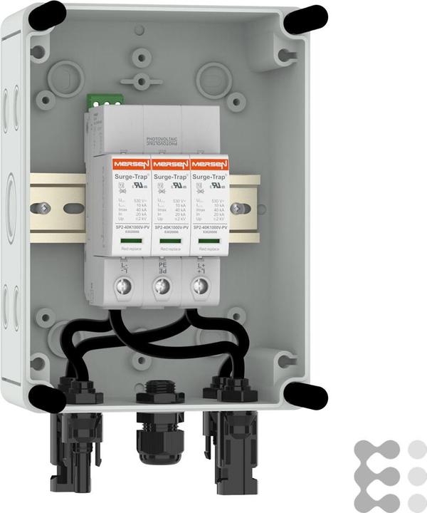 Actual product image Mersen Photovoltaic string box 2 MPP 1000V PVBT2-1000V-BH-113