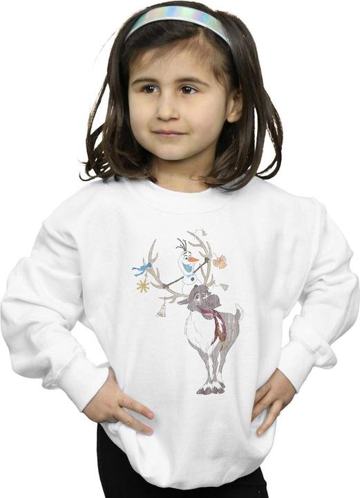 Produktbild Disney Frozen Sven And Olaf Christmas Ornaments Sweatshirt Mädchen (152, 158)