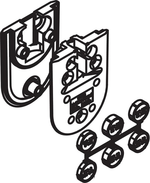 Produktbild HAWA Schiebetürbeschläge -Junior 120/GP