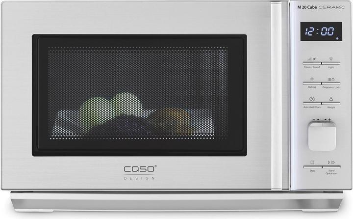 Actual product image Caso Microwave M 20 Cube Ceramic, Silver (20 l)