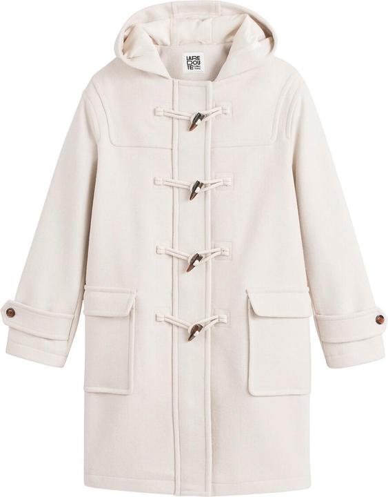 Produktbild La Redoute Collections Halblanger Dufflecoat mit Kapuze (S, M)