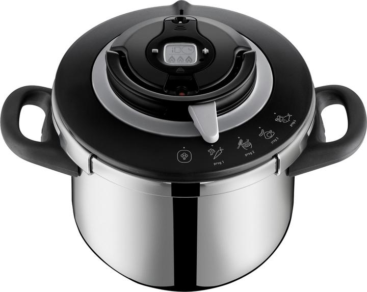Actual product image Tefal Clipso+ Chef 6L Schnellkochtopf (22 cm, Steam cooker, Stainless steel)