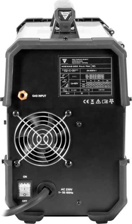 Actual product image Stahlwerk Welding machine MIG MAG 200 Pulse Pro IGBT shielding gas combi device with 200 A