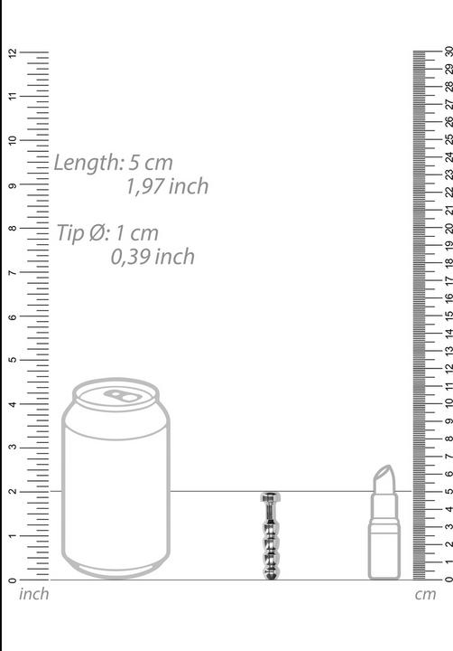 Image du produit Ouch! Urethral Sounding - Metal Plug - 10mm