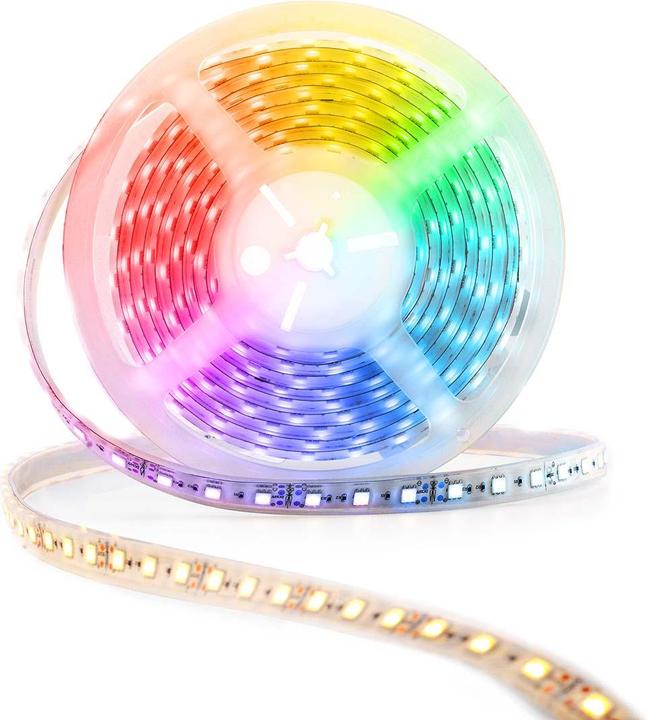 Image du produit Nedis SmartLife LED-Streifen | Wi-Fi | Kaltweiss / RGB / Warmweiss | SMD | 5.00 m | IP21 | 2700 - 65 (RGB, 500 cm, Intérieur)