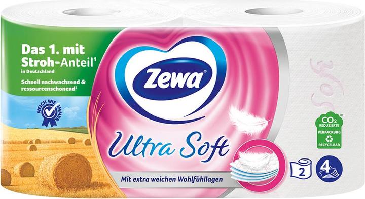 Image du produit Zewa papier-toilette blanc 4plis 150 feuilles (2 x)