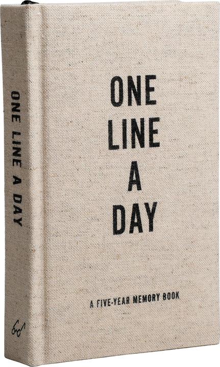 Abrams & Chronicle One Line a Day Canvas (Englisch, Collectif, 2019)