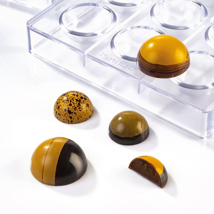 Produktbild Martellato Pralinenform Halbkugel, 2 Pralinen (10 cm)
