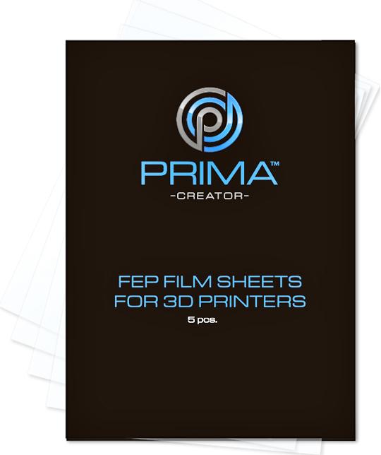 Actual product image Prima Creator PRIMACREATOR FEP Film Sheets 140mm x 200mm Pack of 5