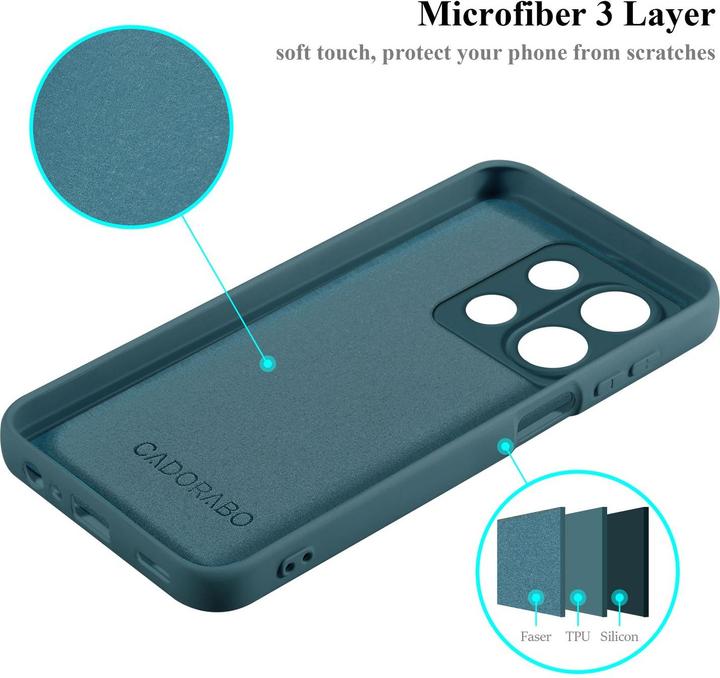 Actual product image Cadorabo Cover for Redmi Note 13 5G Global TPU in liquid protection silicone design (Xiaomi Redmi Note 13 5G)