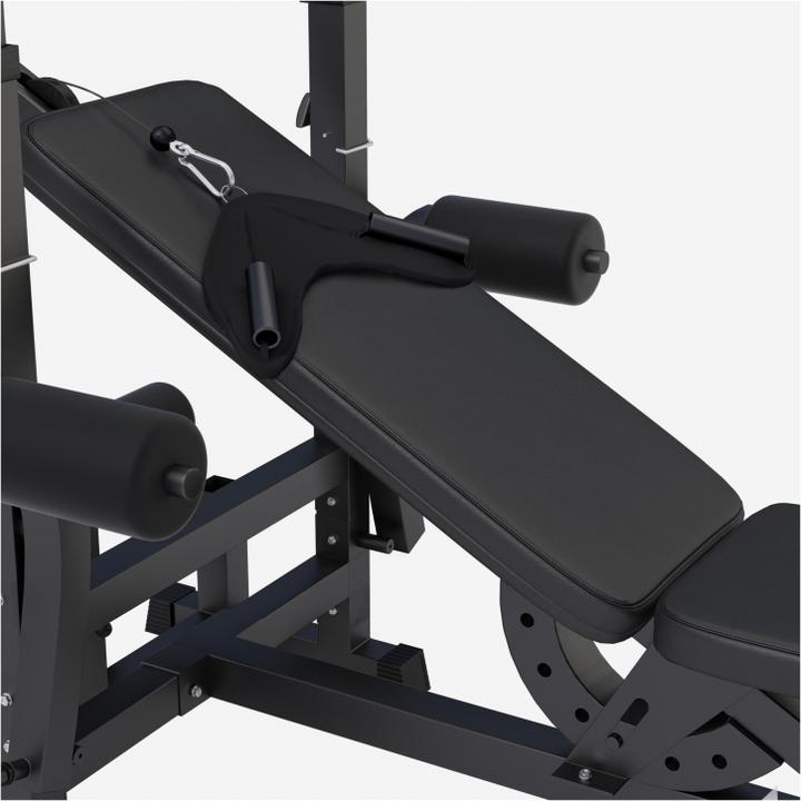 Produktbild Gorilla Sports Hantelbank Kraftstation & Langhantelset