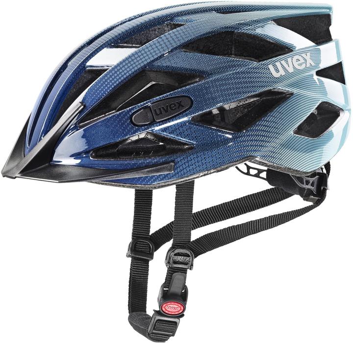 Uvex Sports i-vo Fahrradhelm (Grösse: 56-60 cm, 14 deep space/aqua) (56 - 60 cm)