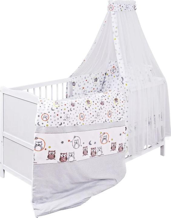 Produktbild jonka Babyzimmer Sets Kinderzimmer Sparset Mona mit Bett, Wickelkommode (Wickelkommode, Kinderkleiderschrank)