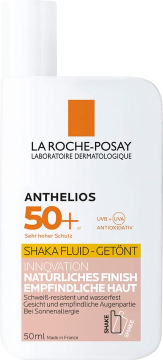 Actual product image La Roche Posay Anthelios Shaka Fluid SPF 50+ tinted (50ml) (Sun cream face, SPF 50+, 50 ml, 76 g)