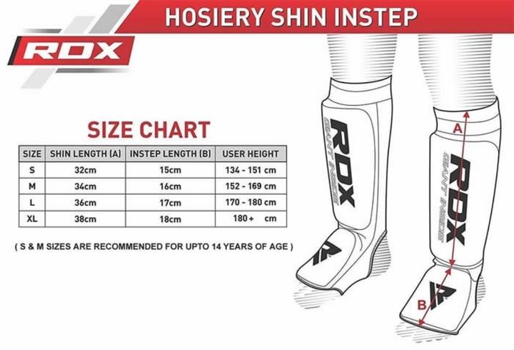 Actual product image Rdx Hosiery Shin Instep Foam Blue-XL (XL)