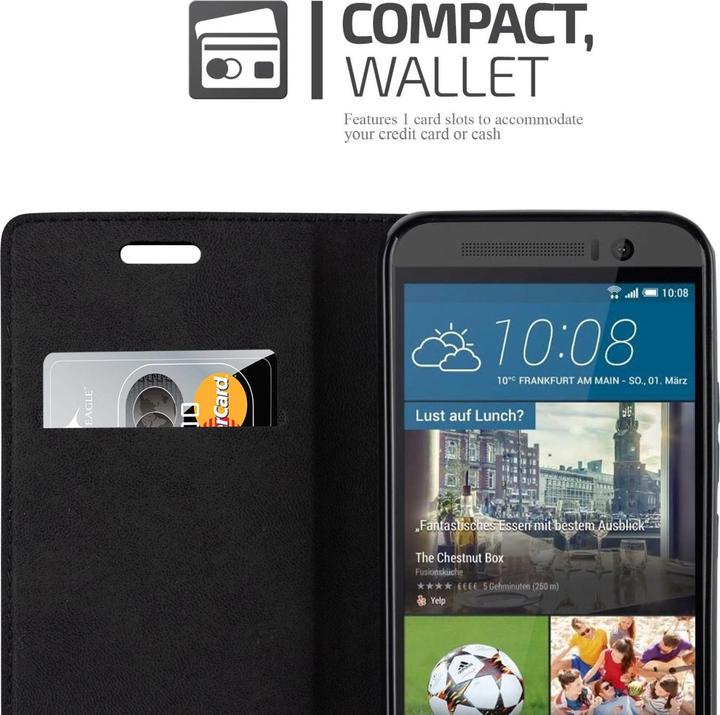 Produktbild Cadorabo Book Invisible Magnet Hülle für HTC ONE M9 (HTC One M9)
