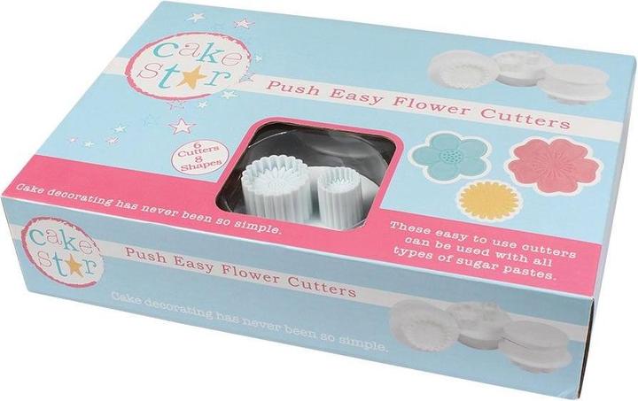 Actual product image Cake Star Cookie cutter set flowers 6 pieces