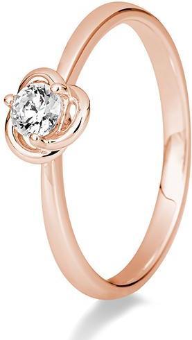 Actual product image Breuning RING - Rose setting with diamond (49, 585/14 K Gold)