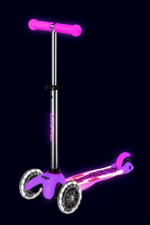 Produktbild Micro Scooter Mini Deluxe Glow Plus LED Pink