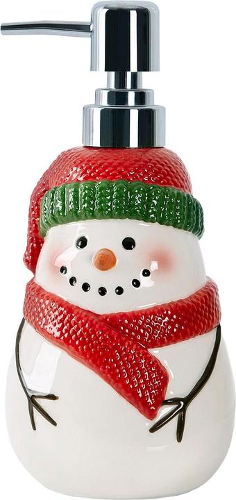 Produktbild Diaqua Seifenspender Schneemann 400 ml, Rot/Grün/Weiss
