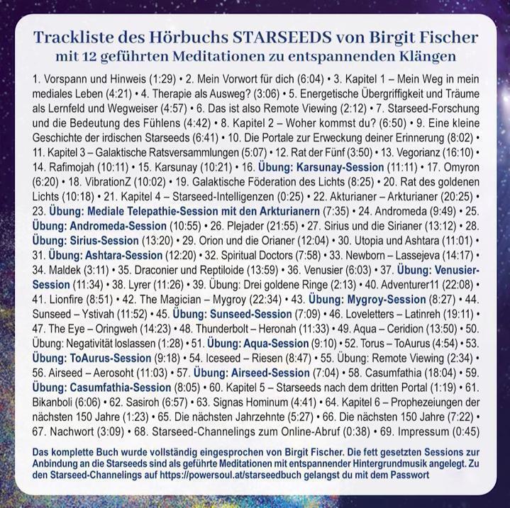 Immagine prodotto Starseeds: perché siamo qui e dove stiamo andando. Messaggi trasformativi da paesi lontani (Birgit Fischer, Tedesco)