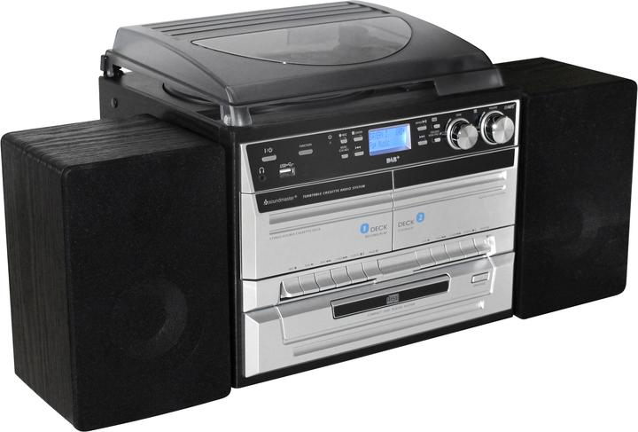 Produktbild Soundmaster MCD5550D (Tape-Deck, Plattenspieler, Bluetooth, CD Player, 2x 2.5 W)