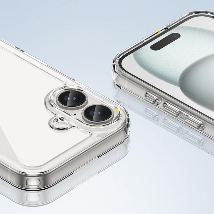 Image du produit Hurtel Outer Space Case avec cadre en gel pour iPhone 16 - Transparent (Apple iPhone 16)