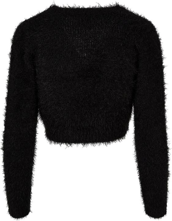 Produktbild Urban Classics Ladies Tied Cropped Feather Cardigan - 117653 (4XL)