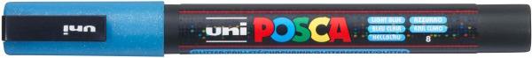 Actual product image Posca Marker PC-3M round tip (Glitter Light blue, 1.30 mm, 1 x)