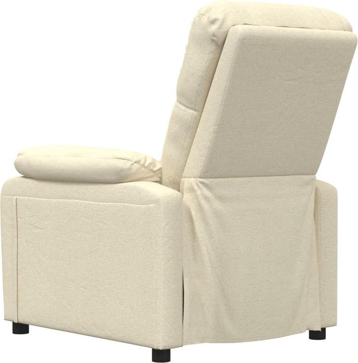 Produktbild VidaXL Massagesessel Fernsehsessel Relaxsessel Sessel Liegesessel Creme Stoff