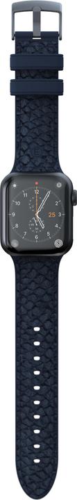 Actual product image Njord Vatn Watch Strap For (45 mm, 44 mm, Vegan Leather, Silicone, Vegan salmon leather)