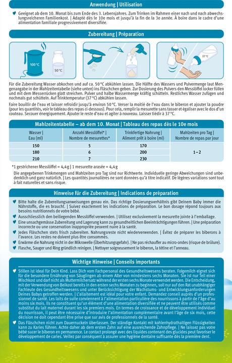 Actual product image Holle Follow-up milk 3 (600 g, from 10 m.)