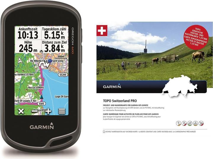 Immagine prodotto Garmin Oregon 600 + TOPO Svizzera PRO