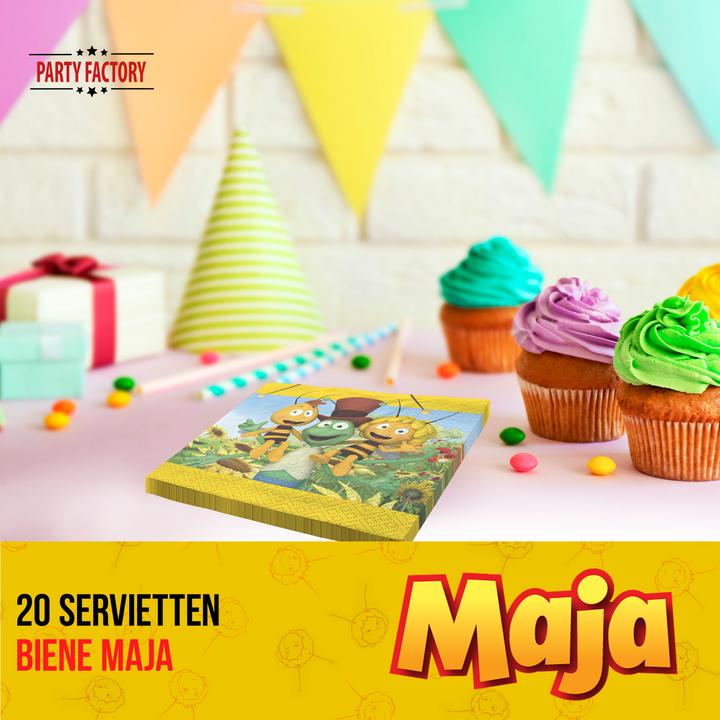 Image du produit Partyfactory Biene Maja (20 x, 33 x 33 cm)