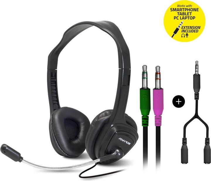 Produktbild Advance Casque Micro Multimédia Headphonics Smart (Kabelgebunden)
