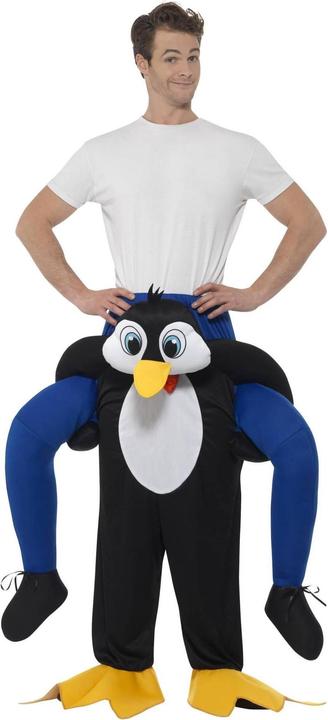 Actual product image Smiffys Unisex Adult Penguin Piggy Back Costume (One size)
