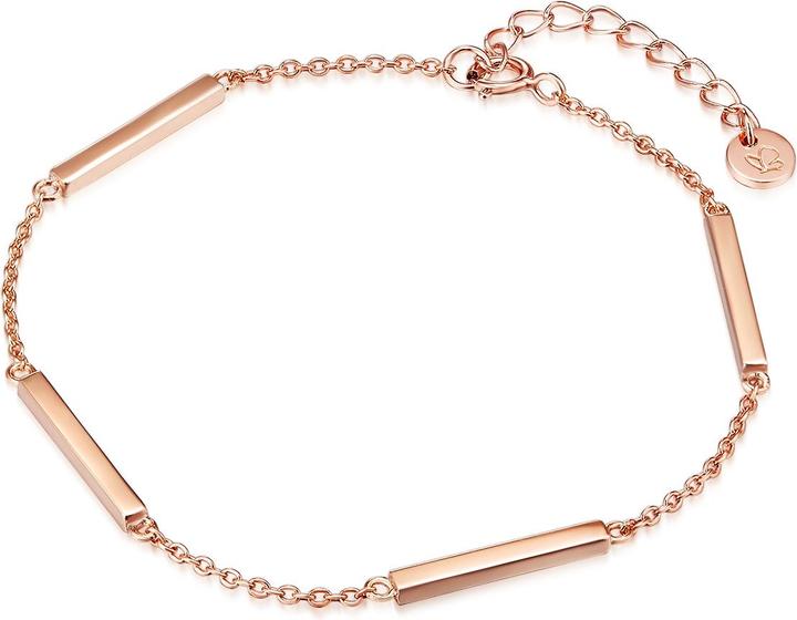 Produktbild Glanzstücke München Damen Sterling Silber roségold 17,0 cm Basislänge + 3,0 cm Verlängerung - 10212 (17 cm, Sterling Silber)