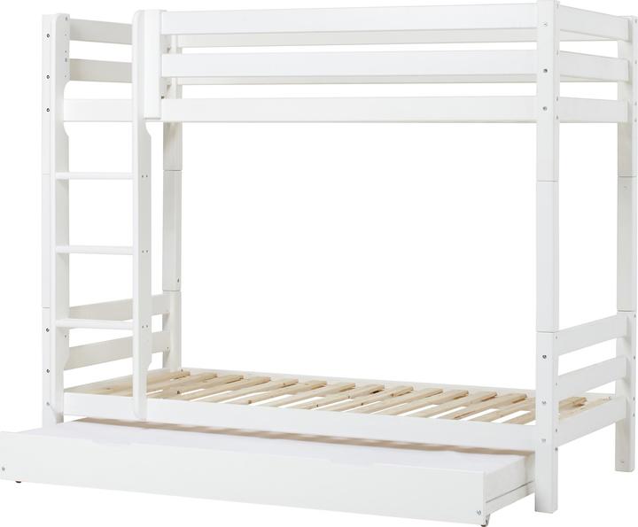 Actual product image Hoppekids High bunk bed ECO Luxury with straight ladder and mattress base 90 x 200 cm for insert (90 x 200 cm)