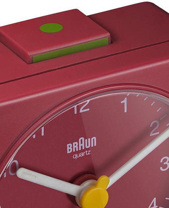 Actual product image Braun Classic alarm clock BC02 Red