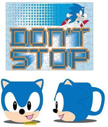 Image du produit Fizz Creations Sonic the Hedgehog - Set tasse et puzzle (1848 ml, 1 x)