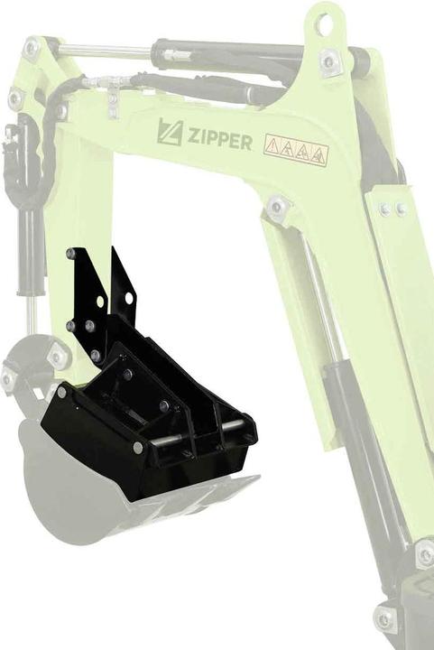 Produktbild Zipper Minibagger Set mit Gabel/Rechen/Reisszahn