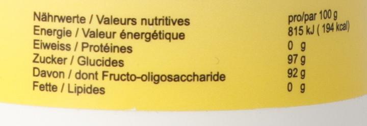 Nährwerte und Zutaten Actifibre Plv 150 g (1 Stück, Pulver, 190 g)