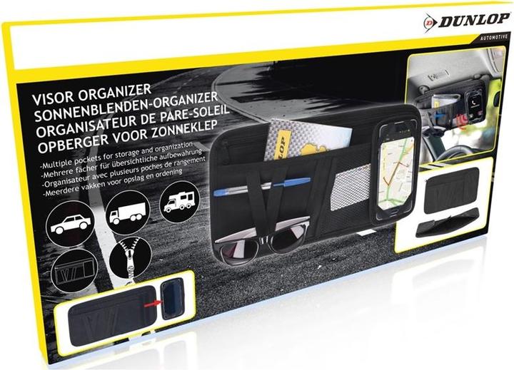 Actual product image Dunlop Sun visor organiser