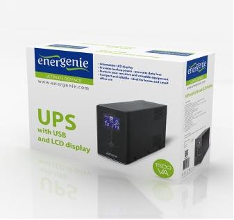 Actual product image Gembird EnerGenie EG-UPS-033 - UPS - AC 220 V (1200 VA, 720 W, Line-interactive UPS)