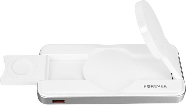 Immagine prodotto Forever power bank wireless MATB-300 10000 mAh 3in1 bianco (10000 mAh, 15 W)